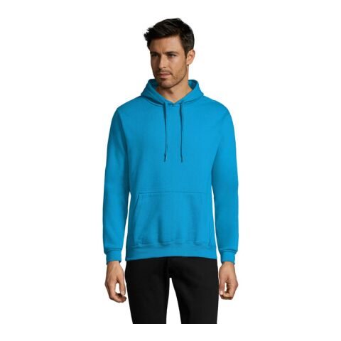 SNAKE Hood Sweater Aqua | M | 1-colour Screen printing | FRONT | 280 mm x 200 mm | not available