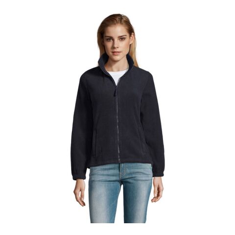 NORTH WOMEN ZIPPED FLEECE Navy | M | Digital Transfer | ARM LEFT | 50 mm x 50 mm | 49