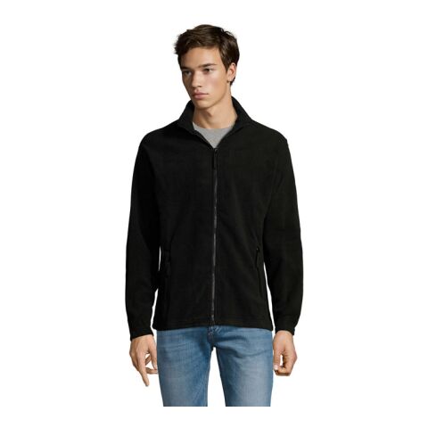 NORTH Zipped Fleece Jacket Black | L | Digital Transfer | ARM RIGHT | 50 mm x 50 mm | 49
