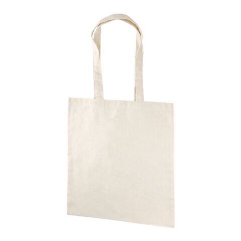 Taya 8oz natural cotton shopper beige | Without Branding