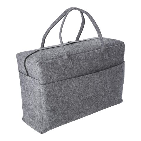 RPET felt duffle bag Savannah dark grey | No Branding | not available | not available