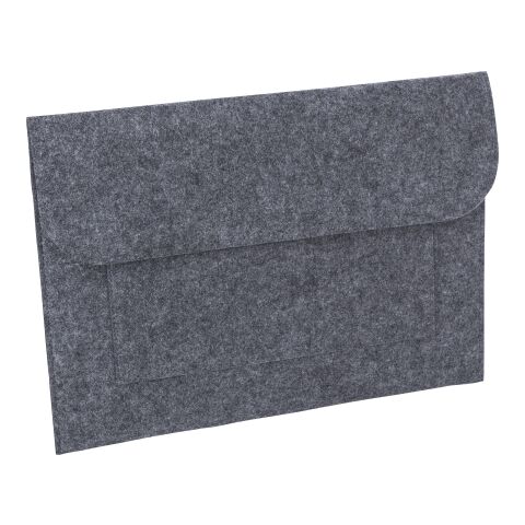 RPET felt document bag Riley grey | No Branding | not available | not available