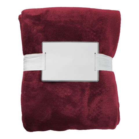 Flannel fleece (280 gr/m²) blanket Sean red | No Branding | not available | not available
