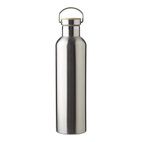 Stainless steel double walled bottle Damien silver | No Branding | not available | not available