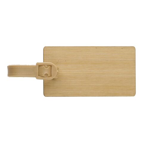 Bamboo luggage tag Shawn