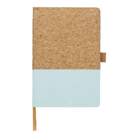 Cork and cotton notebook Trevor aqua | No Branding | not available | not available