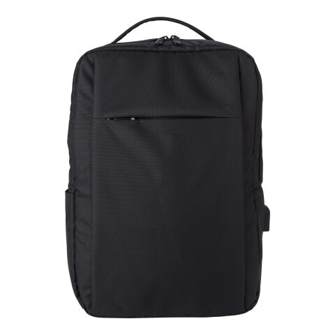 RPET (300D) laptop backpack Jesse black | No Branding | not available | not available