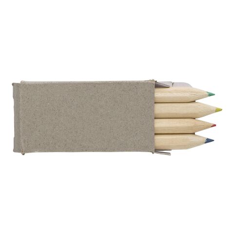Wooden mini pencil set Kai brown | No Branding | not available | not available