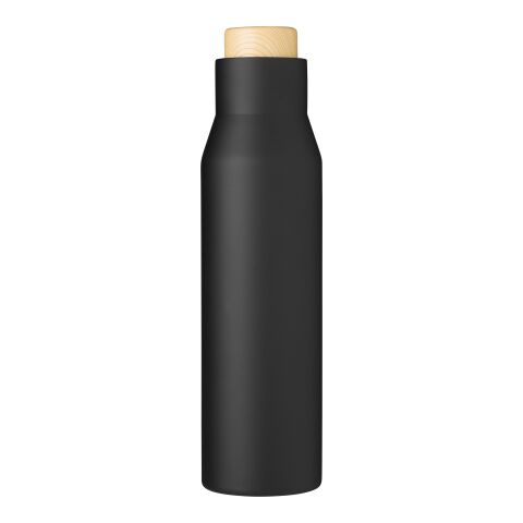 Stainless steel double walled bottle Christian black | No Branding | not available | not available