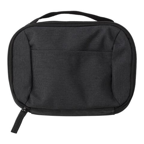 Polyester (600D) travel pouch Jace anthracite | No Branding | not available | not available