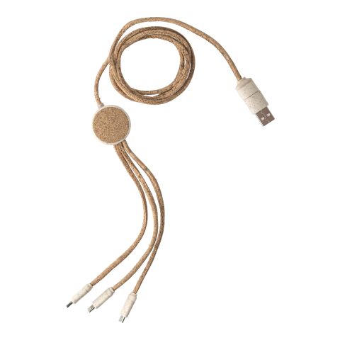Stainless steel charging cable Gemma brown | No Branding | not available | not available