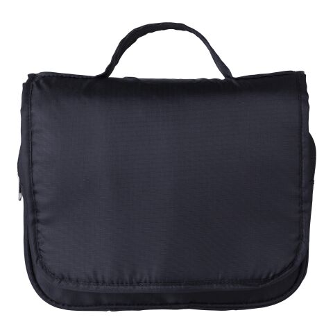 Polyester (210D) travel toiletry bag Merrick black | No Branding | not available | not available