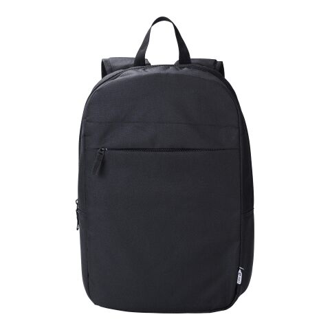 RPET polyester (600D) laptop backpack Phineas black | No Branding | not available | not available