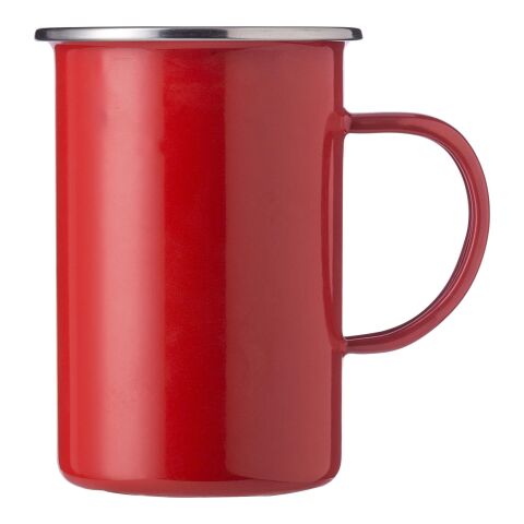 Enamel mug (550 ml) Ayden red | No Branding | not available | not available