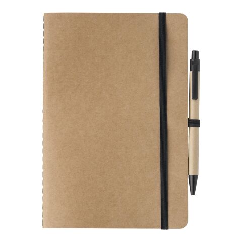 Recycled carton notebook (A5) Theodore black | No Branding | not available | not available