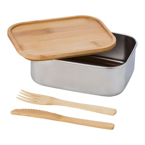 Stainless steel lunch box Esme brown | No Branding | not available | not available