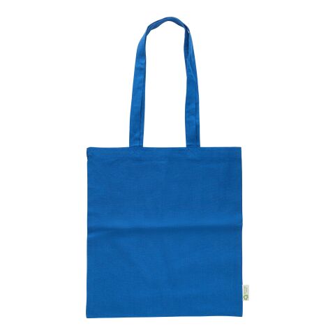 Recycled cotton shopping bag (120 gsm) Elara blue | No Branding | not available | not available