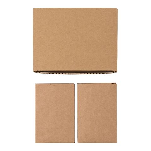 Recycled carton card decks Arwen brown | No Branding | not available | not available