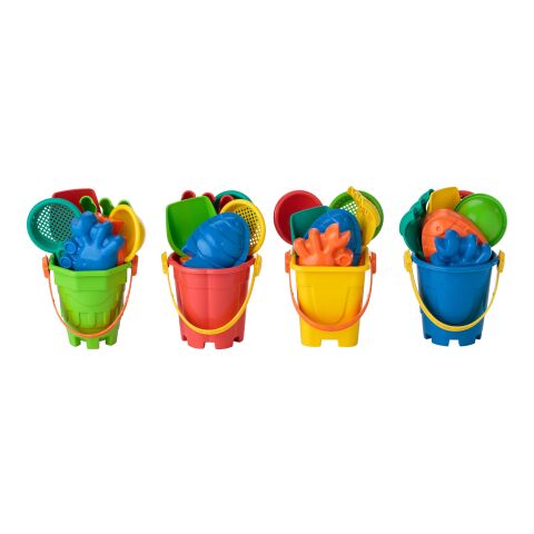 Recycled PP beach bucket Mateo custom/multicolor | No Branding | not available | not available