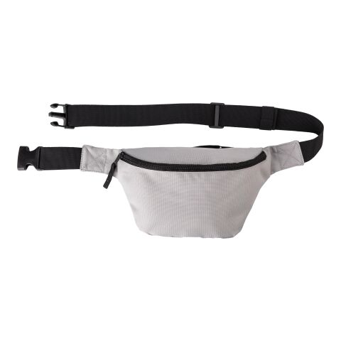 Polyester (600D) waist bag Leonardo grey | No Branding | not available | not available