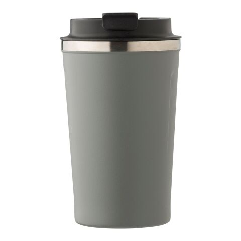 Stainless steel double-walled mug Sofia grey | No Branding | not available | not available