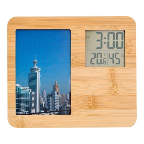 Bamboo weather station Colton brown | No Branding | not available | not available