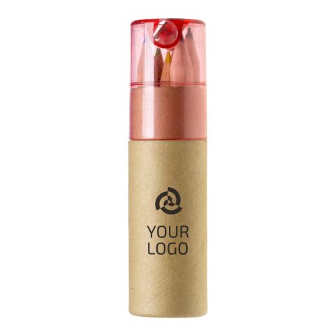 ABS and cardboard tube with pencils Libbie black | No Branding | not available | not available