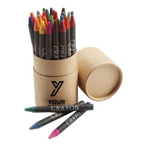 Cardboard tube with crayons Gabrielle custom/multicolor | No Branding | not available | not available