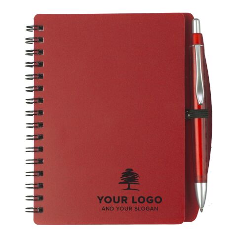 PP notebook with ballpen Kimora white | No Branding | not available | not available