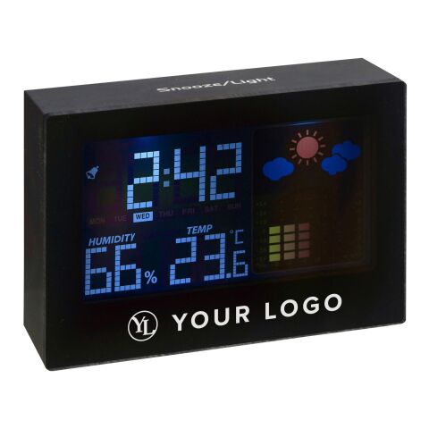 Plastic weather station Halima black | No Branding | not available | not available
