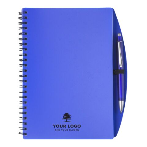 PP notebook with ballpen Solana blue | No Branding | not available | not available