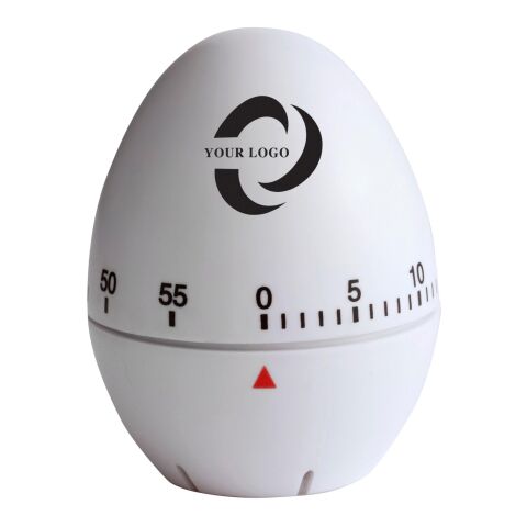 Plastic kitchen timer Ronan white | No Branding | not available | not available