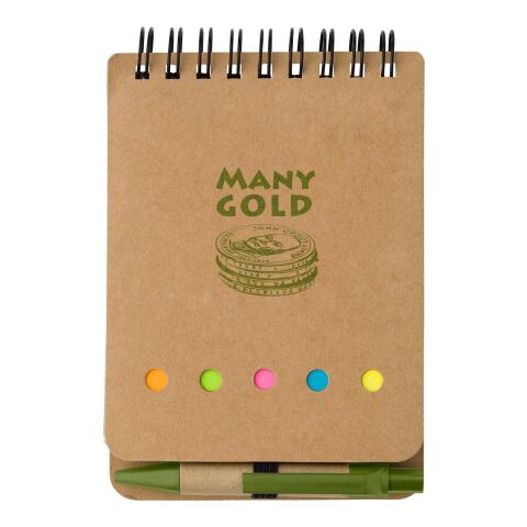 Cardboard memo folder Rodrigo light green | No Branding | not available | not available