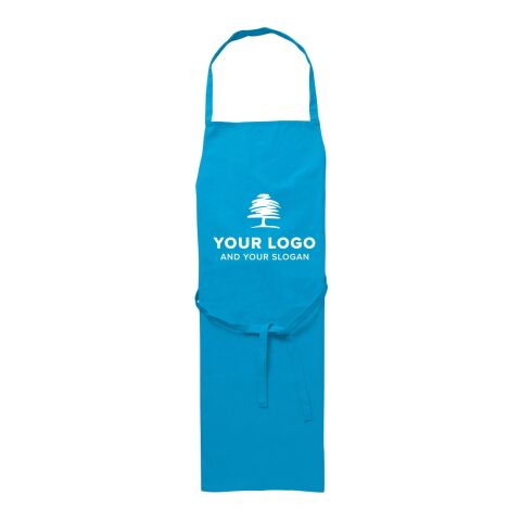 Apron Misty, cotton (180 gr/m²) blue | No Branding | not available | not available