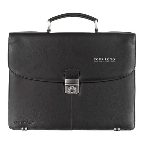 Leather Charles Dickens® briefcase Shia black | No Branding | not available | not available