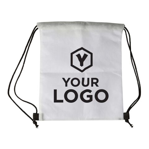 Nonwoven (80 gr/m²) backpack Santino white | No Branding | not available | not available