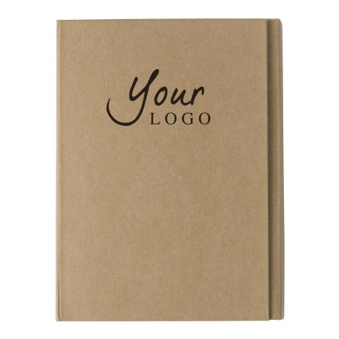 Writing folder Montana, Cardboard brown | No Branding | not available | not available