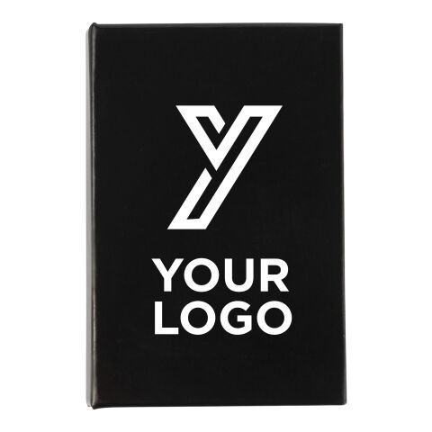 Cardboard sticky note holder Belinda black | No Branding | not available | not available