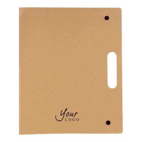 Writing folder Keisha, Cardboard brown | No Branding | not available | not available