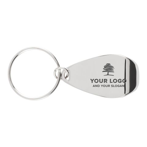 Metal 2-in-1 key holder Alma silver | No Branding | not available | not available