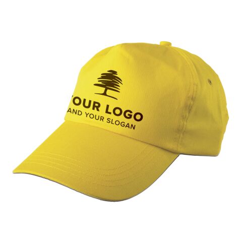 Cotton twill cap Lisa yellow | No Branding | not available | not available