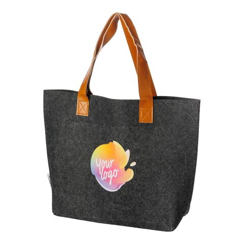 RPET felt shopping bag Hunter light grey | No Branding | not available | not available