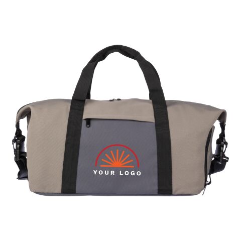 Polyester (600D) duffel bag Ines taupe | No Branding | not available | not available
