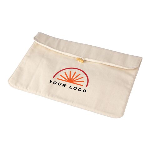 Cotton (220 gr/m2) laptop pouch Dirk black | No Branding | not available | not available