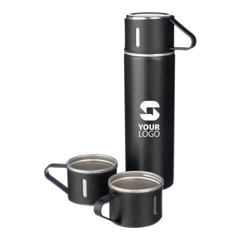 Stainless steel double walled bottle set (420 ml) Herbert silver | No Branding | not available | not available