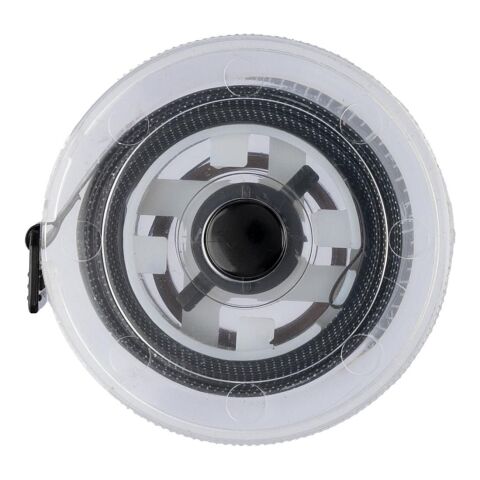 Plastic retractable tape measure Theo black | No Branding | not available | not available