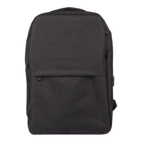 rPET (600D) backpack Henrik black | No Branding | not available | not available
