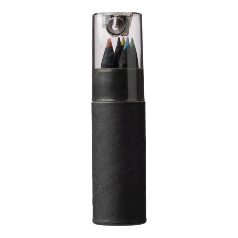 Recycled carton colored pencils set Beate black | No Branding | not available | not available