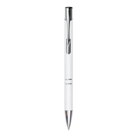Aluminium ballpen Yvette white | No Branding | not available | not available