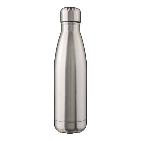 Recycled stainless steel single-walled flask 650 ml Cliff silver | No Branding | not available | not available